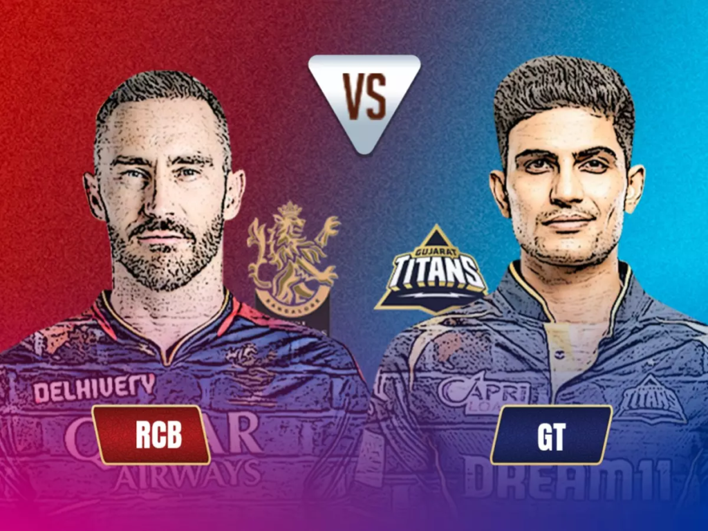 rcb vs gt dream11 prediction,who won today's ipl match,winning probability of today match